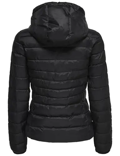 ONLY Onltahoe Hood Jacket Otw Noos, Giacca Donna, Nero (Black Black), 44 miniatura 2