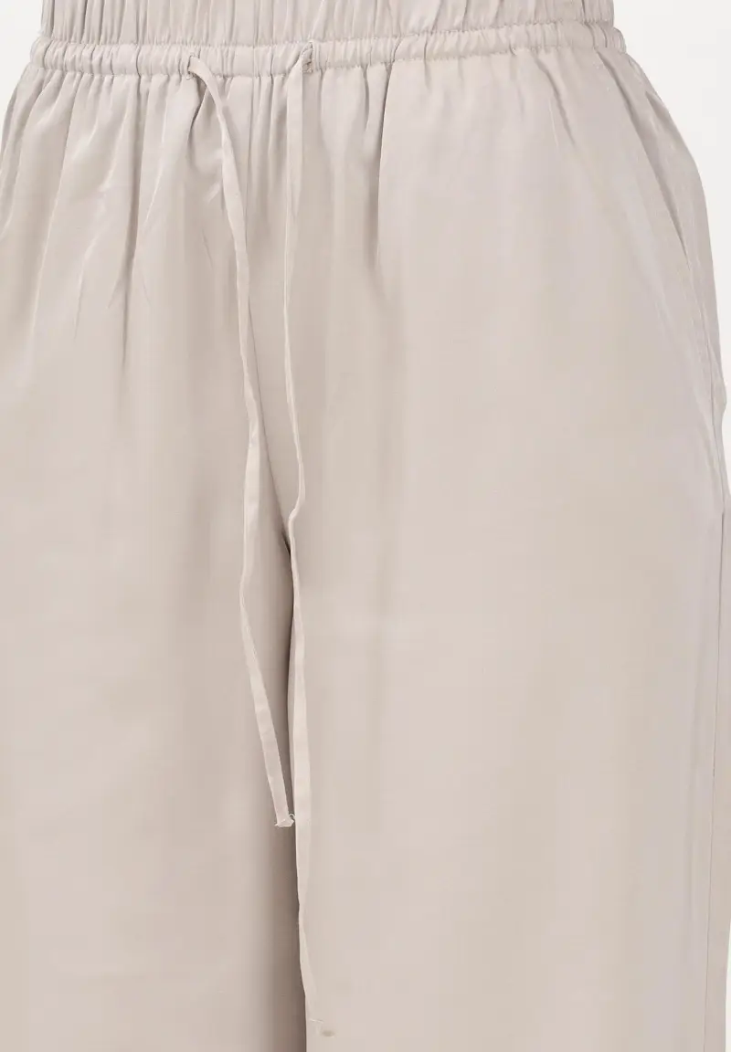 Pantalone beige da donna miniatura 3