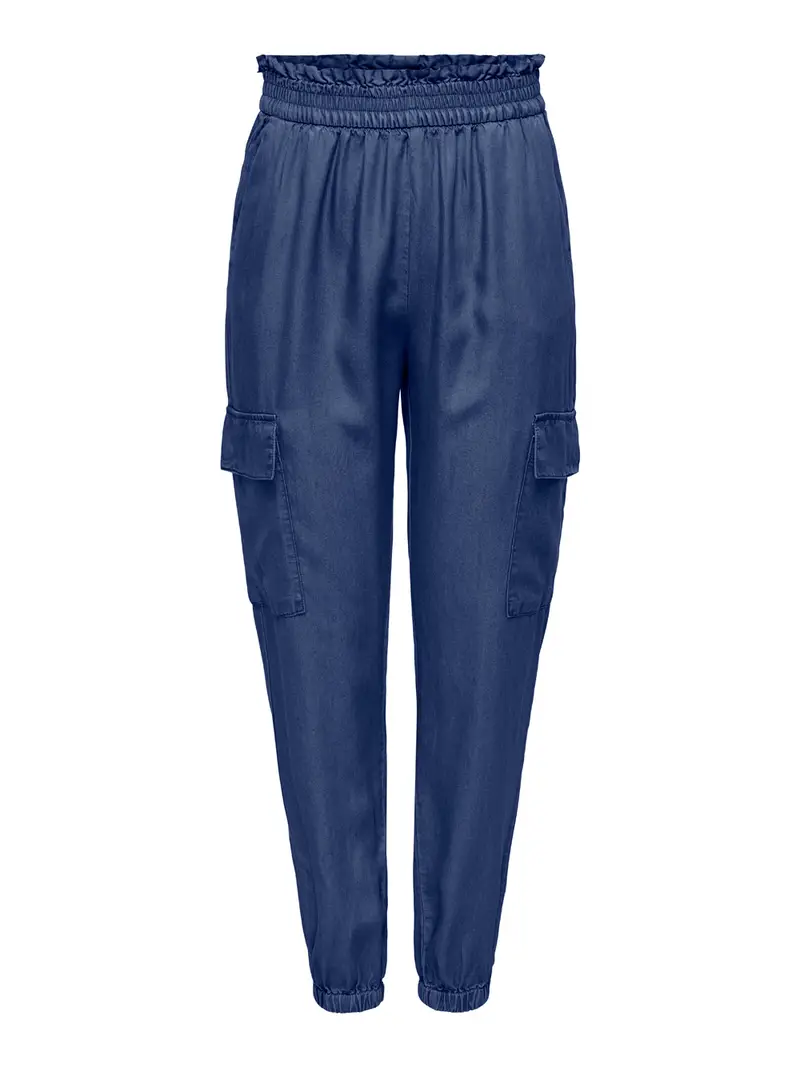 pantalone cargo only aris hw da donna - denim