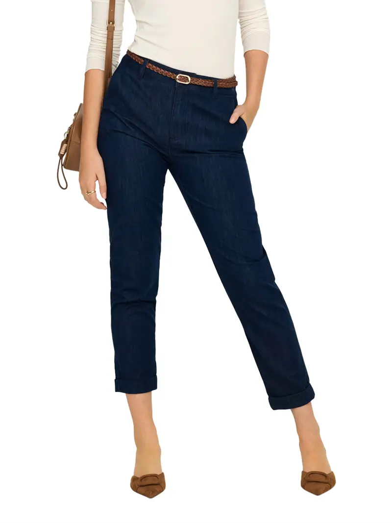 pantalone chino only alexa da donna - blu