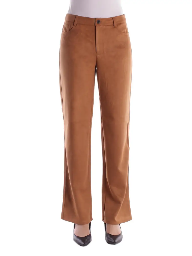 Pantalone Donna ONLY Cammello Onlina life mw str faux suede