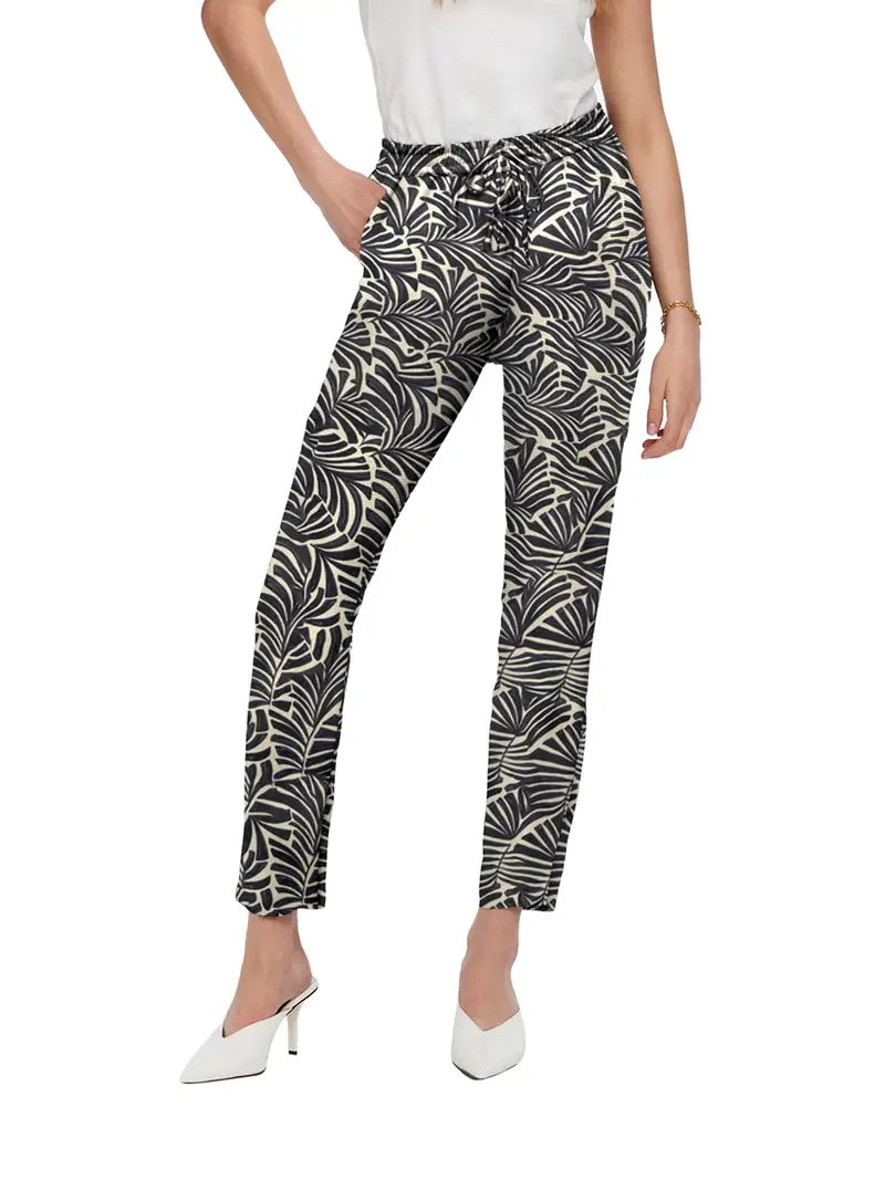 pantalone slim only da donna - nero