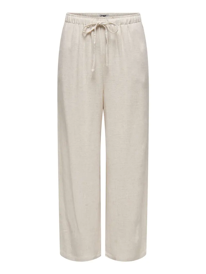 pantalone straight only da donna - avorio