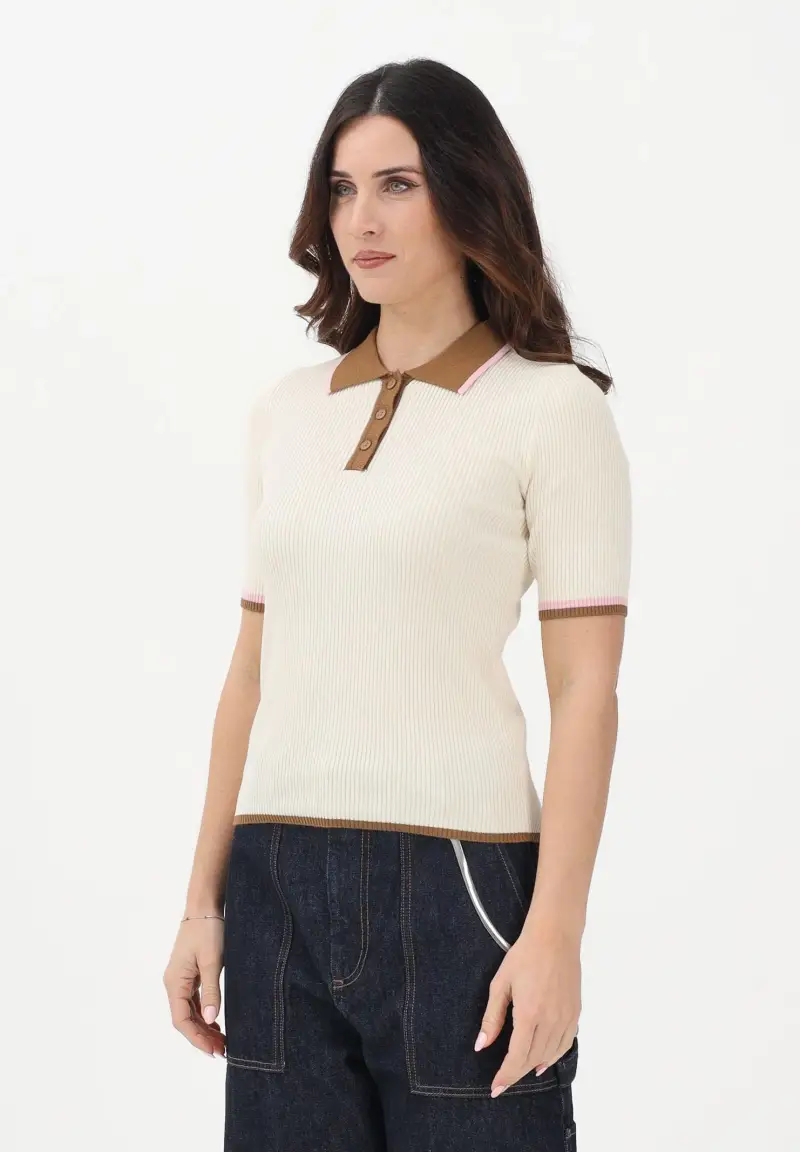 ONLY Polo Donna Beige 4196815