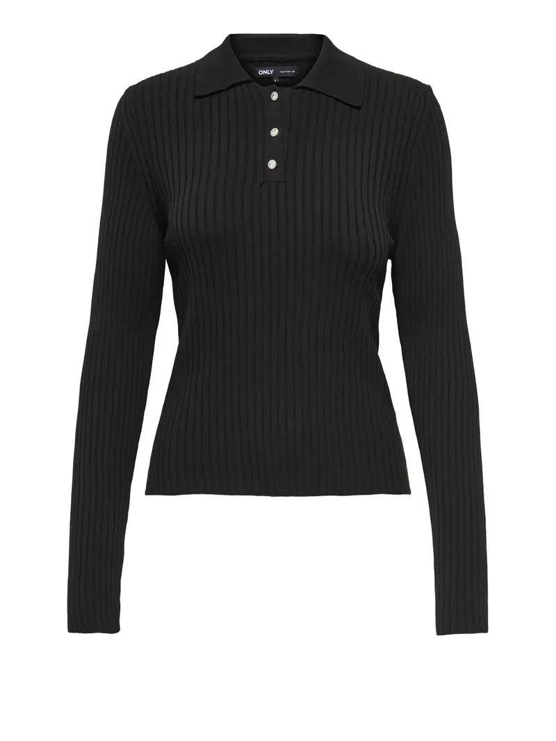 ONLY Polo Donna Nero 2493536