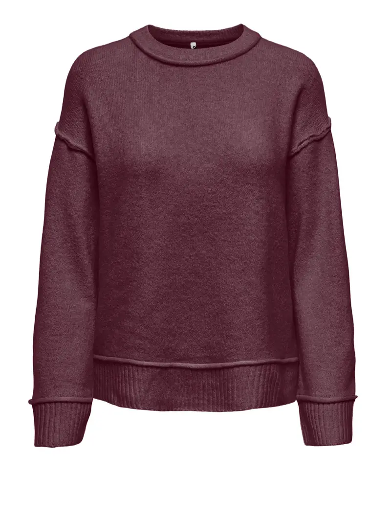 pullover only da donna - bordeaux
