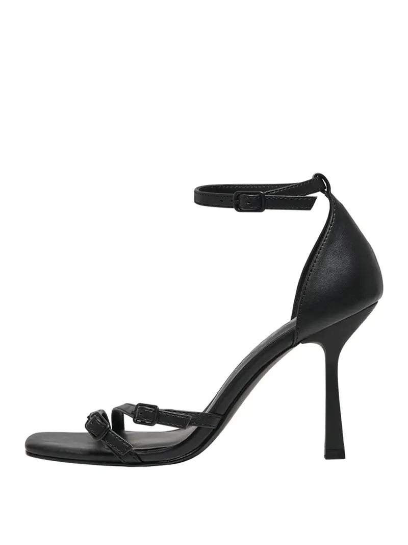 sandalo only aubrey da donna - nero