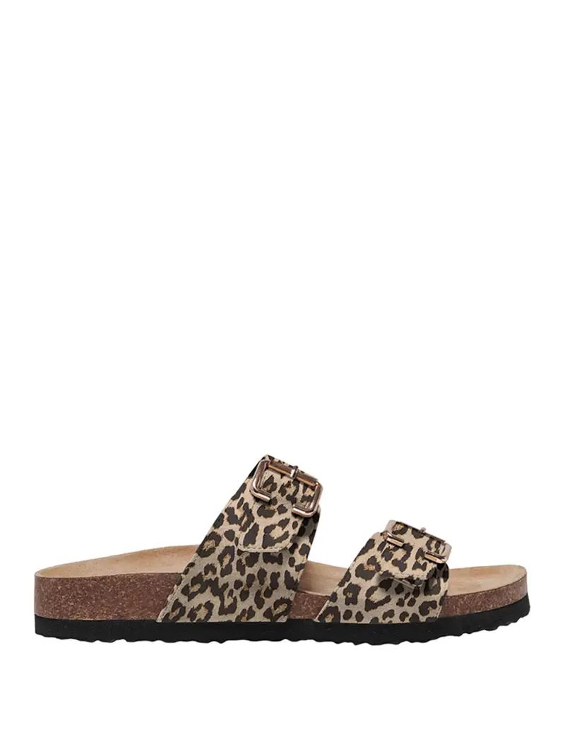 sandalo only maxi-13 leo da donna - maculato