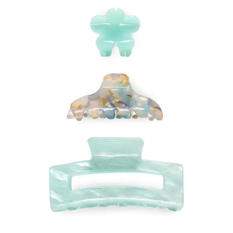 Set di 3 fermagli per capelli ONLY 15340115 Blu