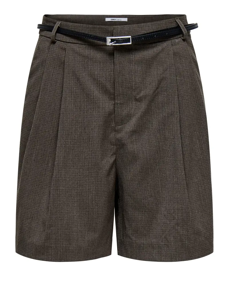 shorts only da donna - marrone