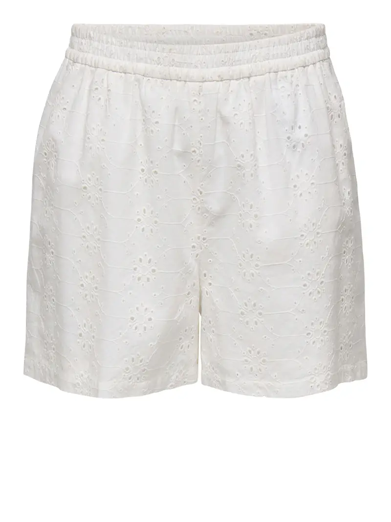 shorts only kelly emb da donna - bianco