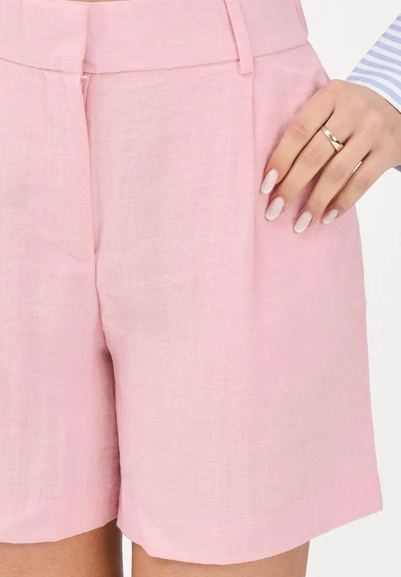 Shorts rosa da donna miniatura 3