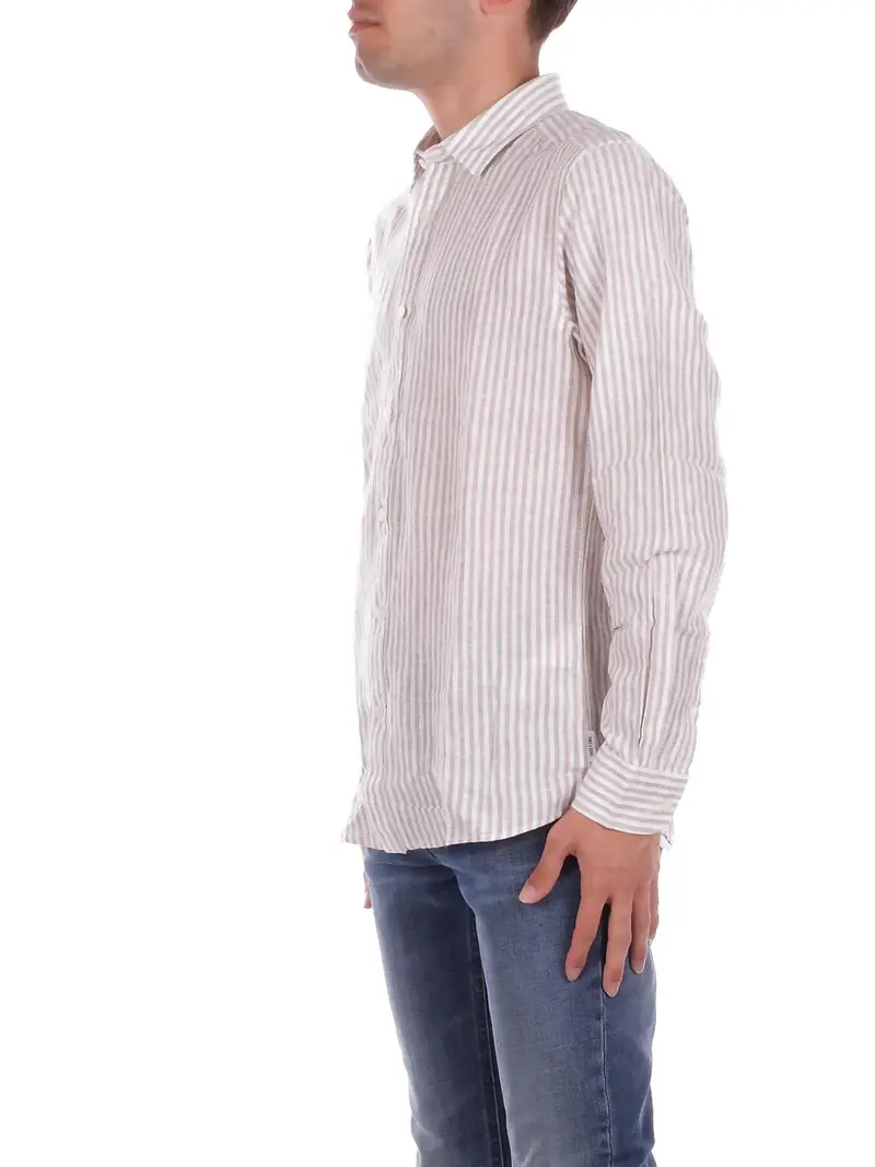 Camicia Uomo ONLY & SONS Chinchilla Onscaiden life ls stripe linen miniatura 2