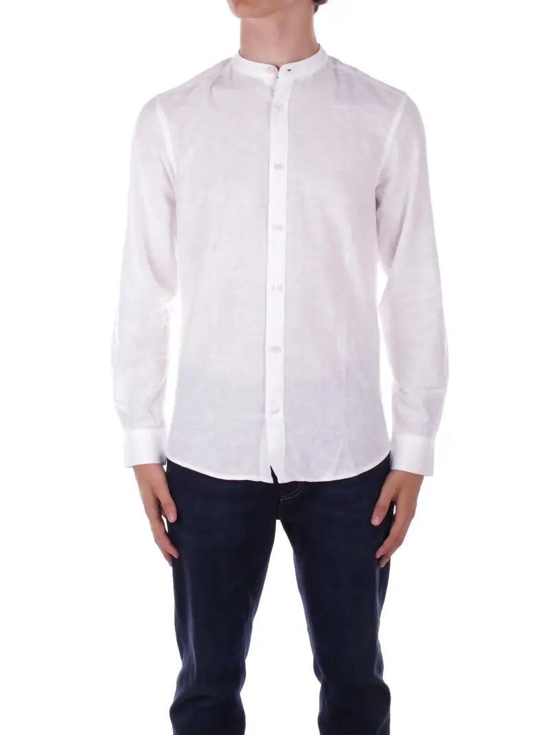 Camicia Uomo ONLY & SONS White Onscaiden life ls solid linen
