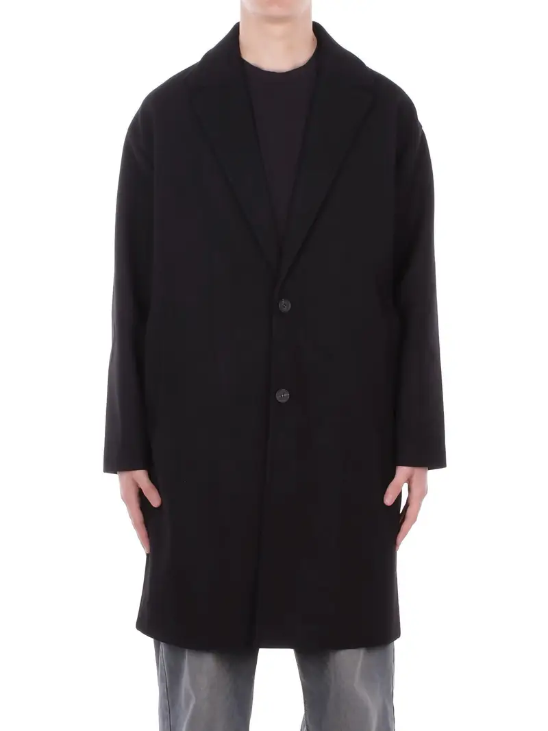 Cappotto Uomo ONLY & SONS Black Onsworf life oversize coat otw