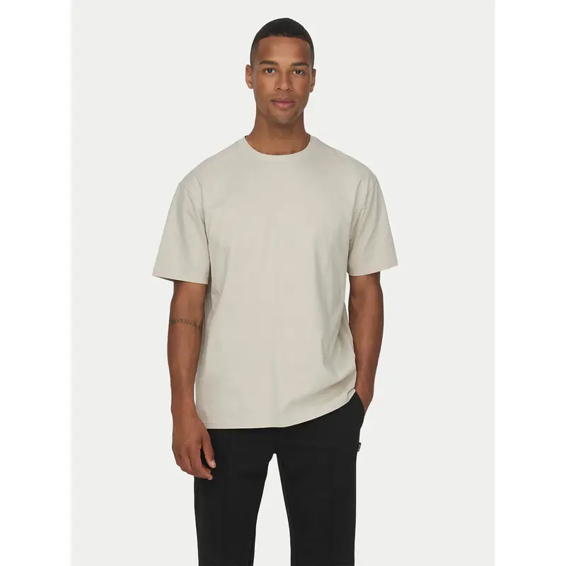 Only & Sons T-shirt Beige 4237732