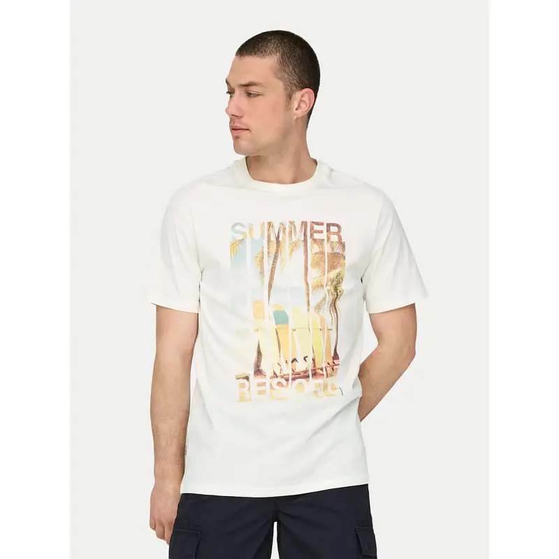 T-shirt Magdy 22029454 Bianco Regular Fit