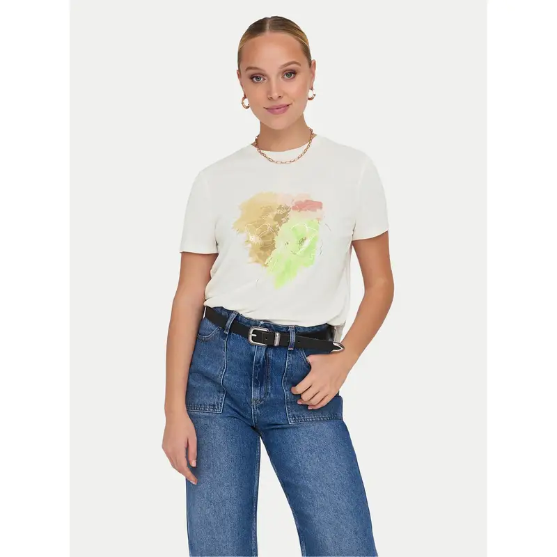 ONLY T-shirt Bianco 4236482