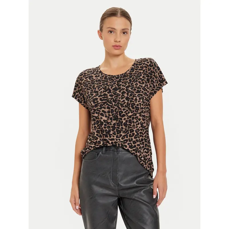 ONLY T-shirt Marrone 3211650