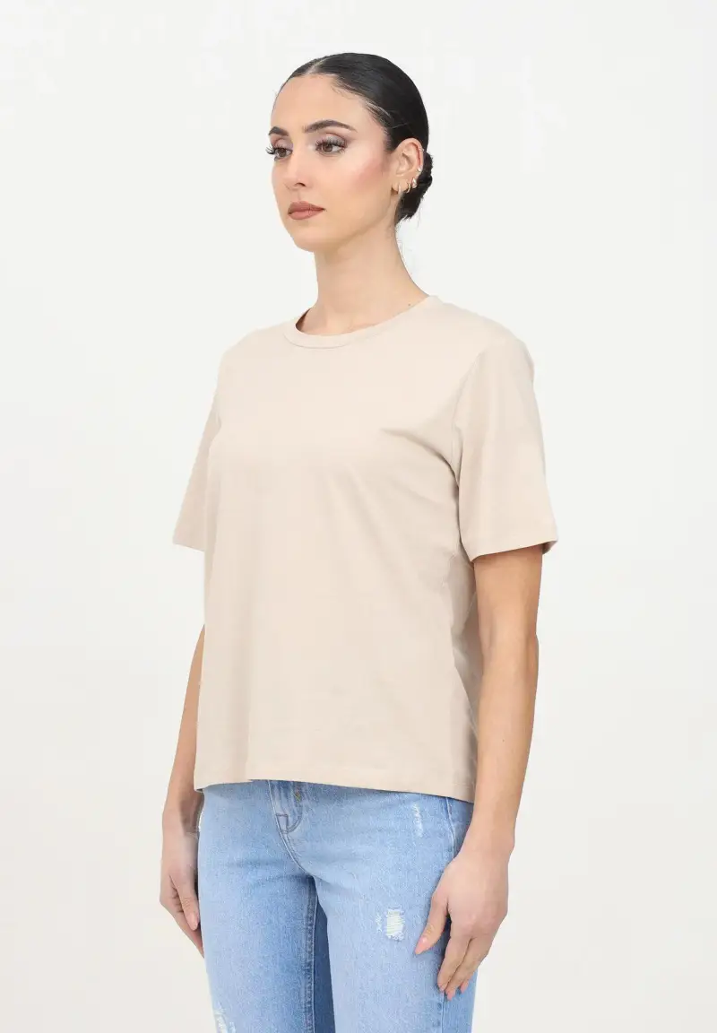 ONLY T-shirt Donna Beige 3982963