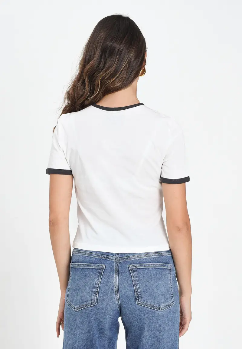 ONLY T-shirt Donna Bianco 1883377 miniatura 3