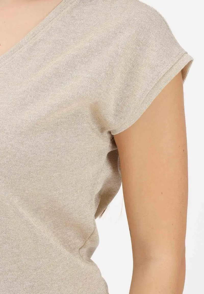 ONLY T-shirt Donna Oro 4323402 miniatura 3