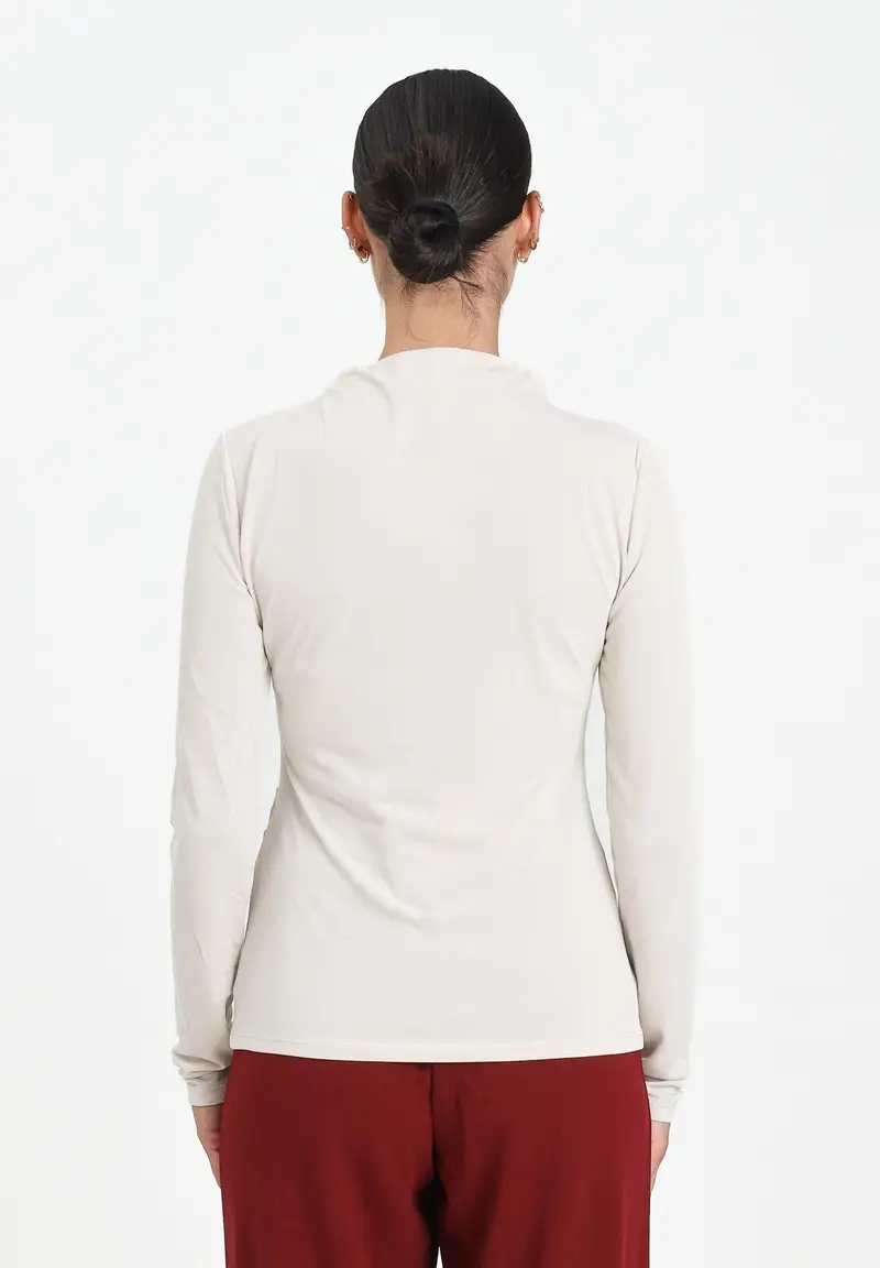 ONLY T-shirt Donna Beige 1883549 miniatura 3