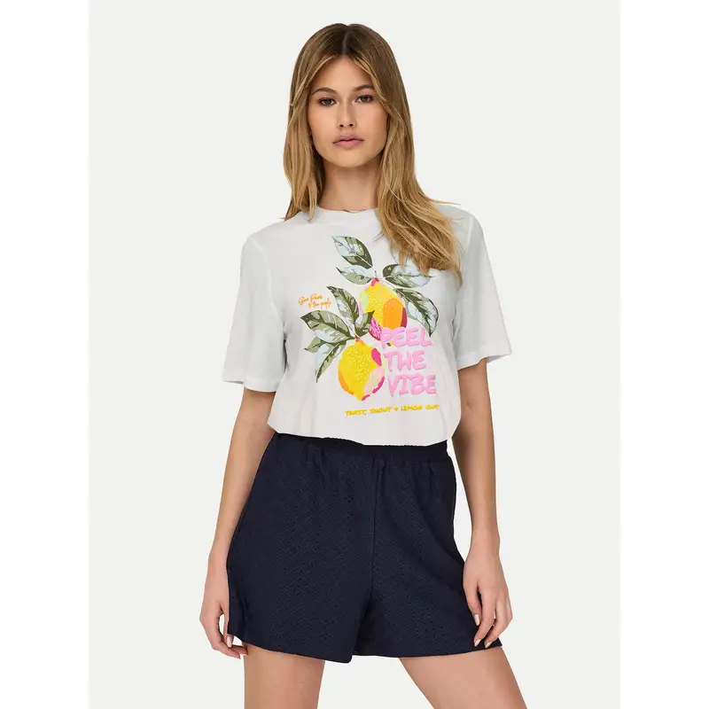 ONLY T-shirt Bianco 3223178