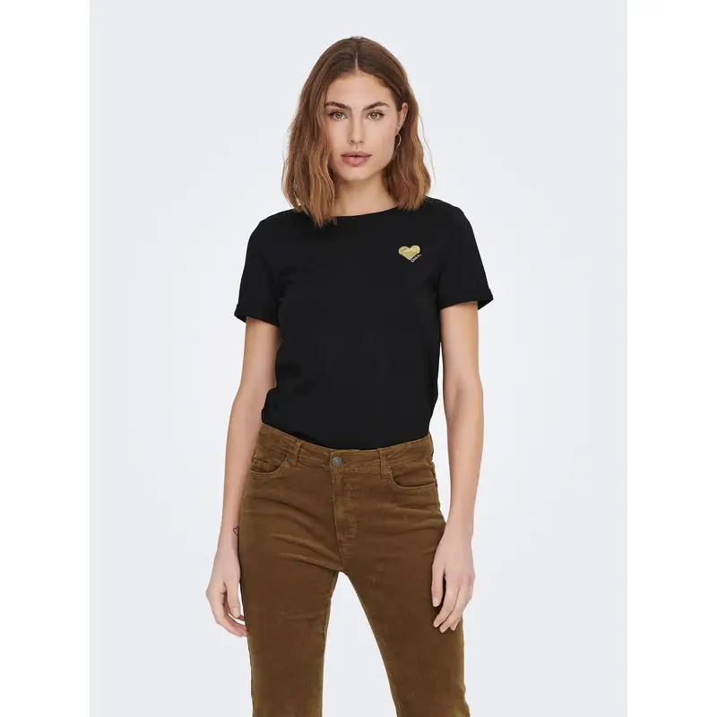 T-shirt Kita 15244714 Nero Regular Fit