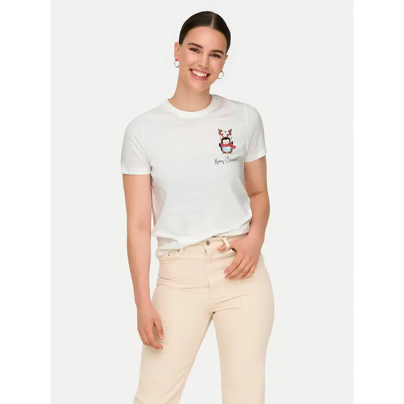 T-shirt Kita 15331069 Bianco Regular Fit