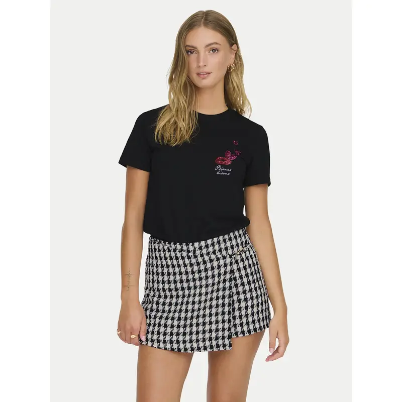 T-shirt Kita 15332698 Nero Regular Fit