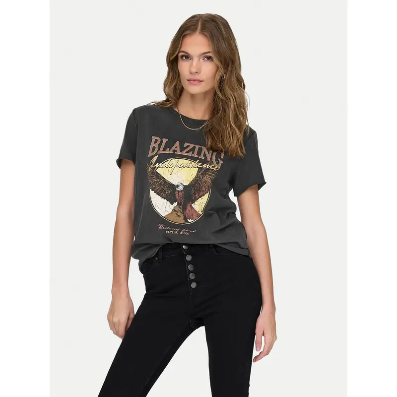 T-shirt Lucy 15215721 Nero Regular Fit