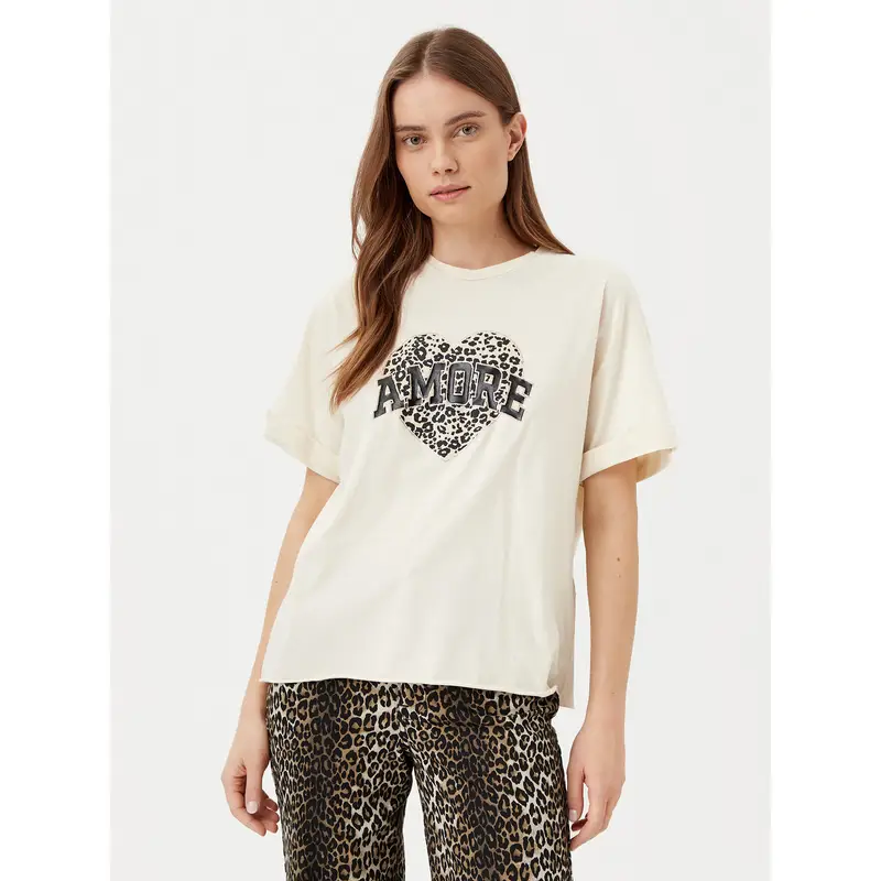 ONLY T-shirt Beige 3214443