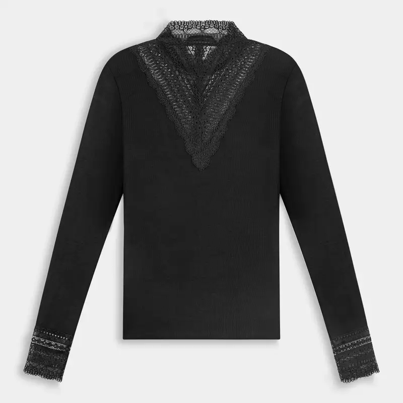 ONLY T-shirt Donna Nero 4212014 miniatura 2