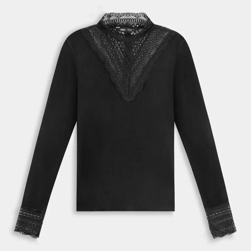 ONLY T-shirt Donna Nero 4212014