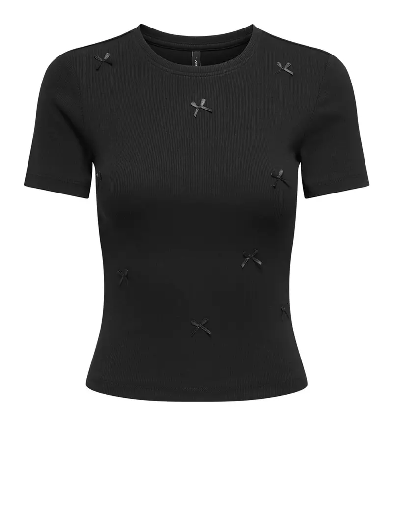 t-shirt only femke da donna - nero