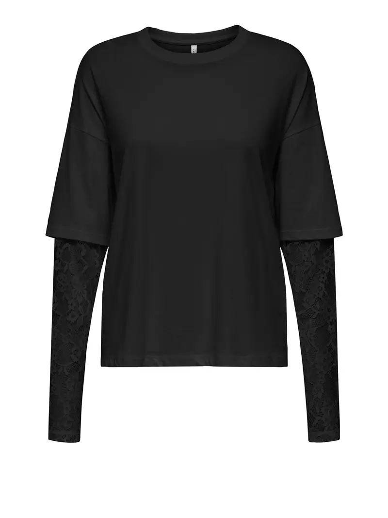 ONLY T-shirt Donna Nero 2493661