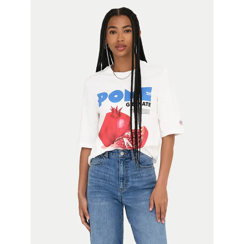 ONLY T-shirt Bianco 3223174