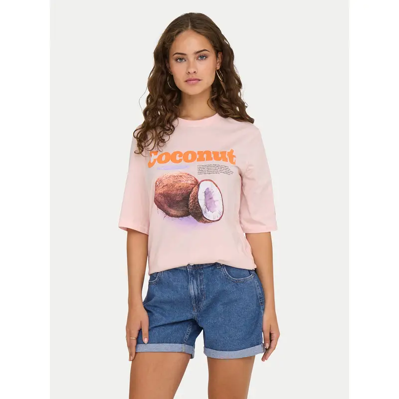 ONLY T-shirt Rosa 3223176