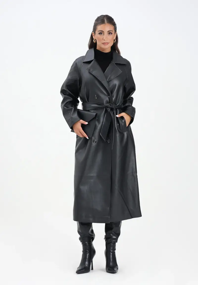 ONLY Trench Donna Nero 2817783 miniatura 2