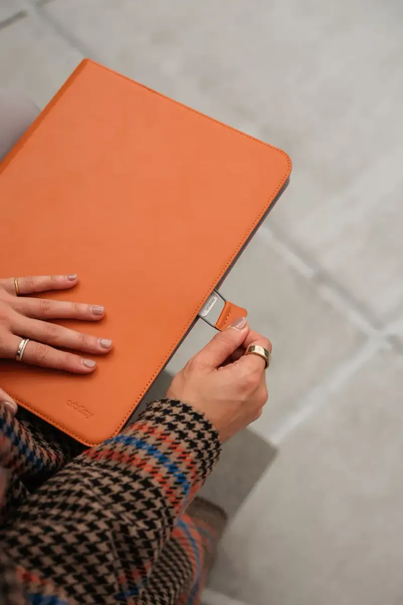 custodia per ipad Compendium A4 Arancione miniatura 5
