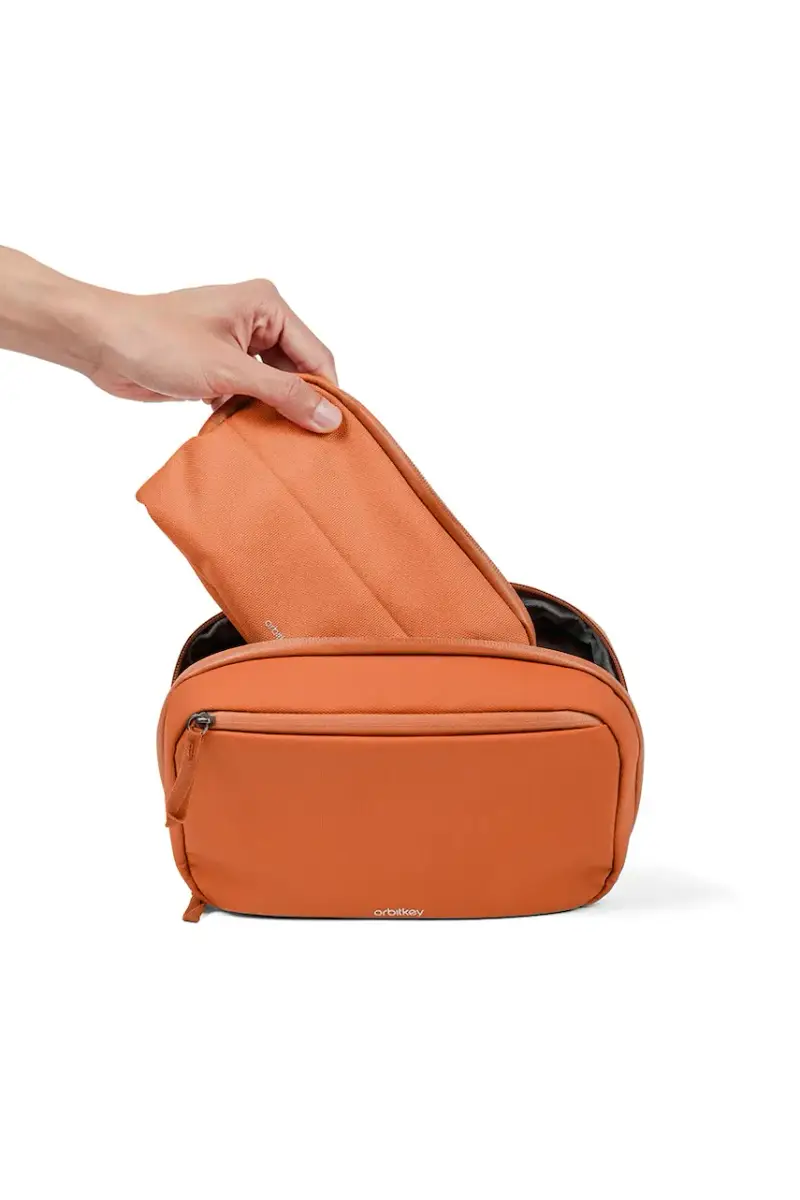organizer da viaggio Tech Pouch 23 x 14 x 8 cm Arancione miniatura 4