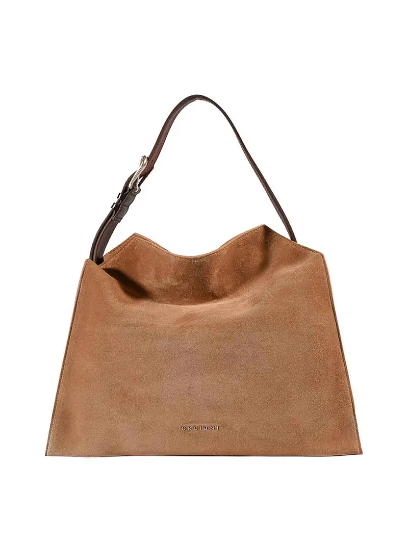 Borsa A Spalla Trinity Peach Midi Bianco