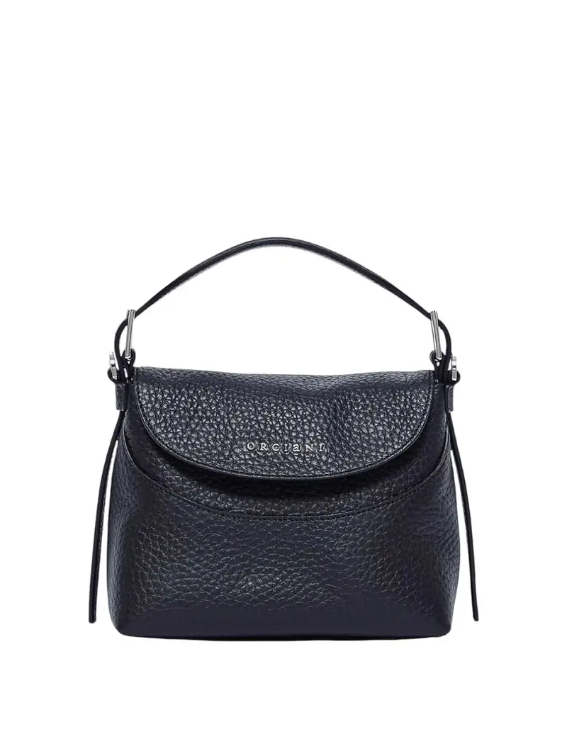 Borsa Nana S In Pelle Nera Soft Nero