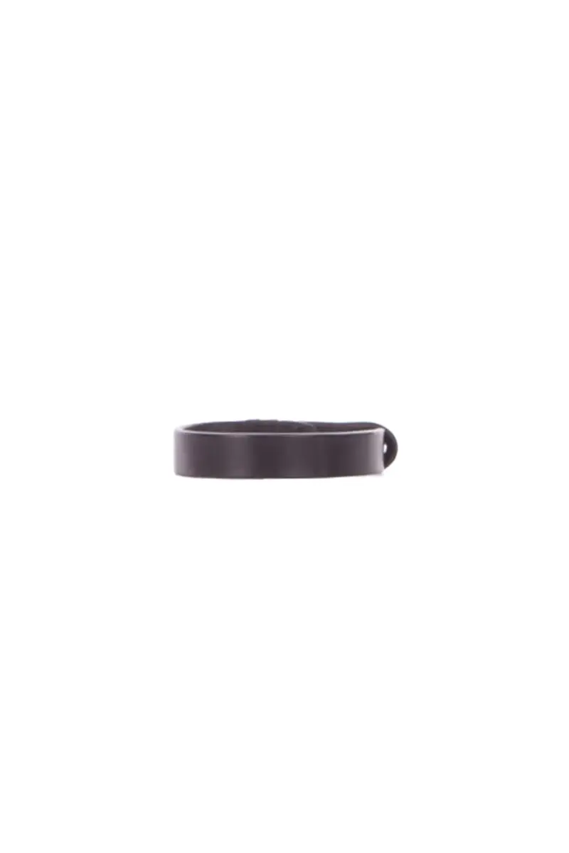 Bracciale Uomo ORCIANI Nero Bracciale cuoio e argento miniatura 2