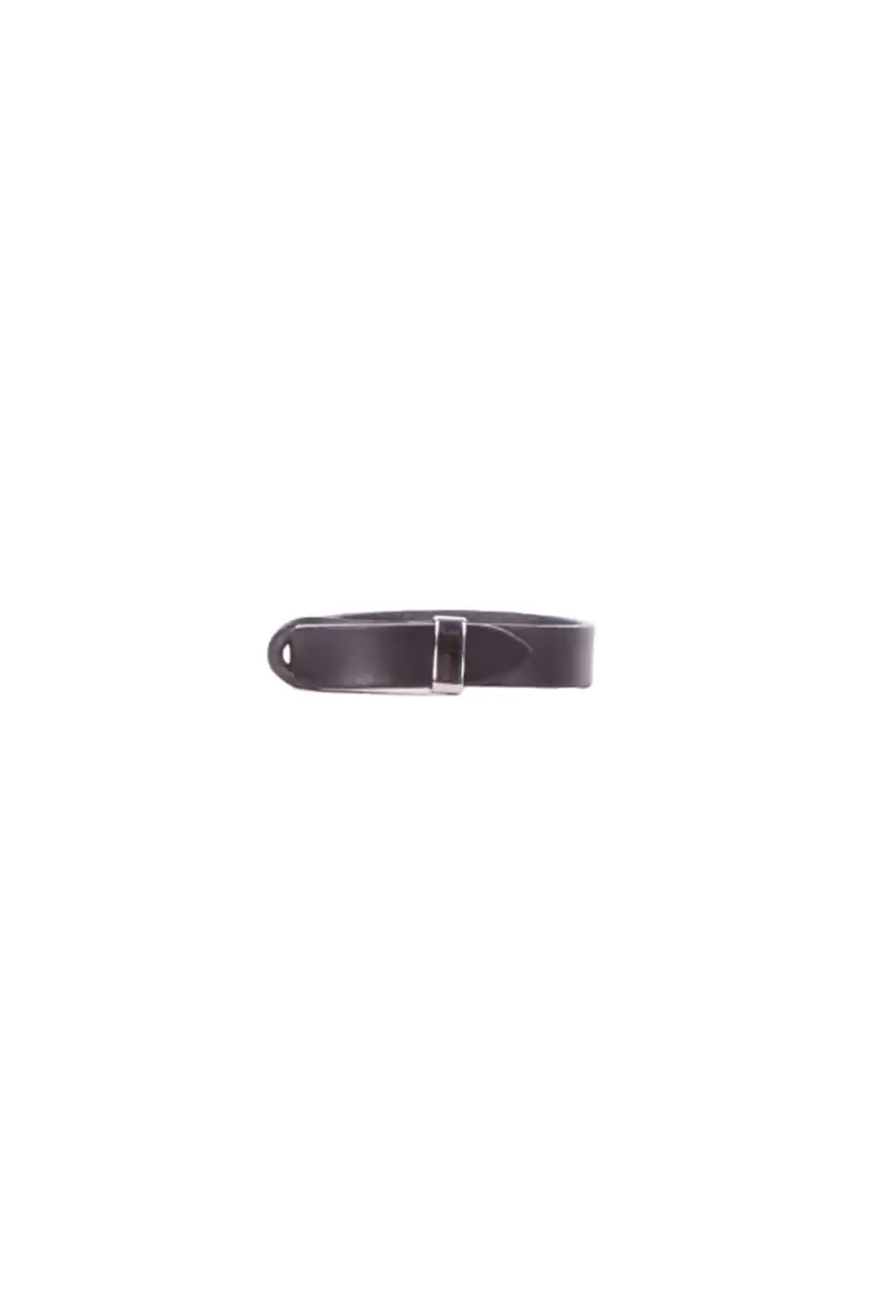 Bracciale Uomo ORCIANI Nero Bracciale cuoio e argento