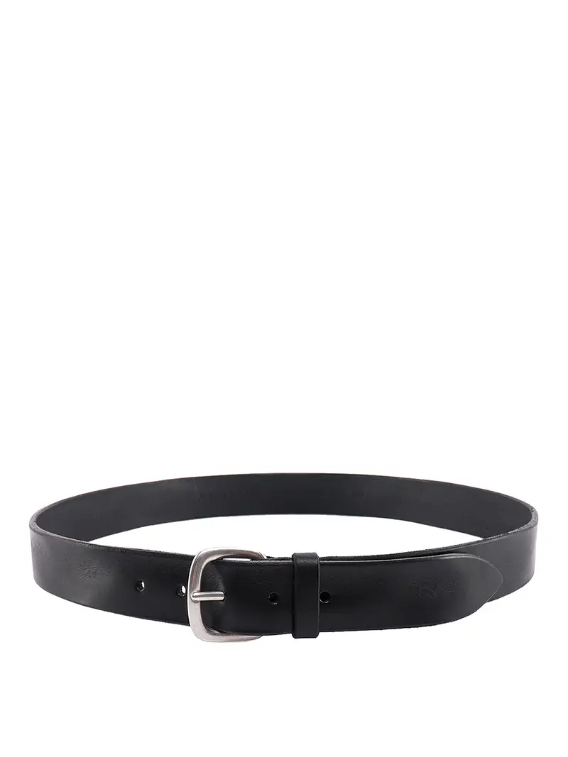 Cintura in pelle Nero