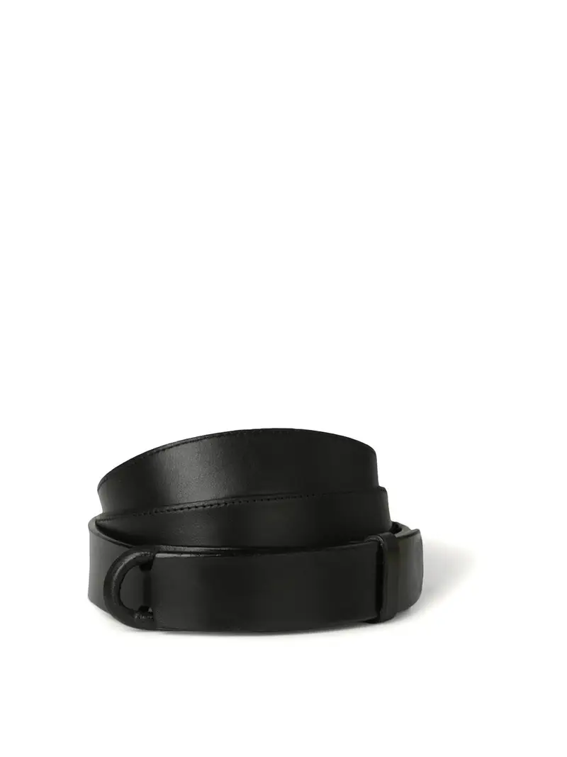 Cintura in pelle Nero