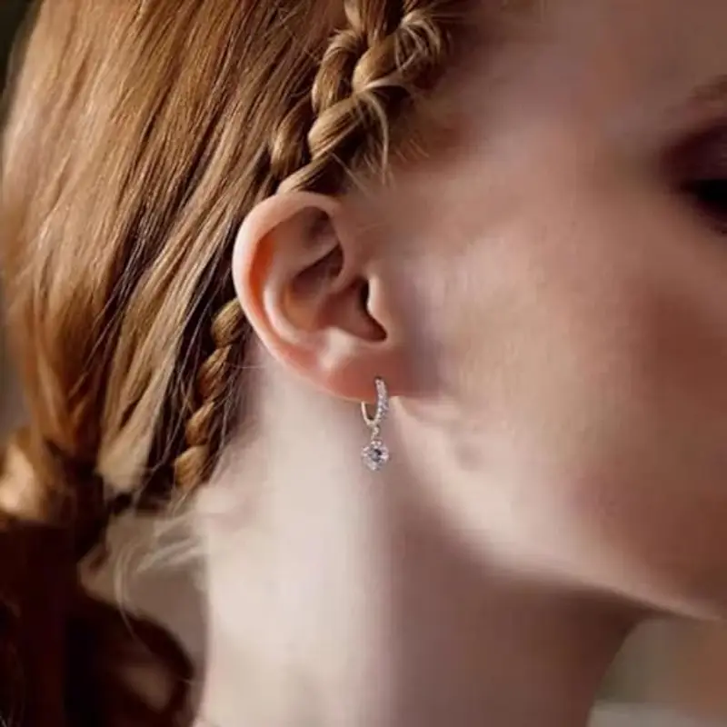 Mocicafier Orecchini Donna Bianco 1608670 miniatura 2