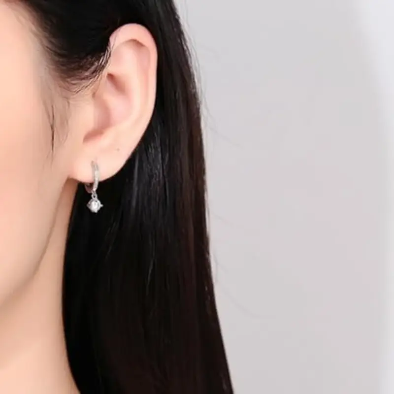 Mocicafier Orecchini Donna Bianco 1608670 miniatura 3